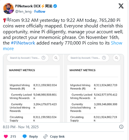 Pi network growth