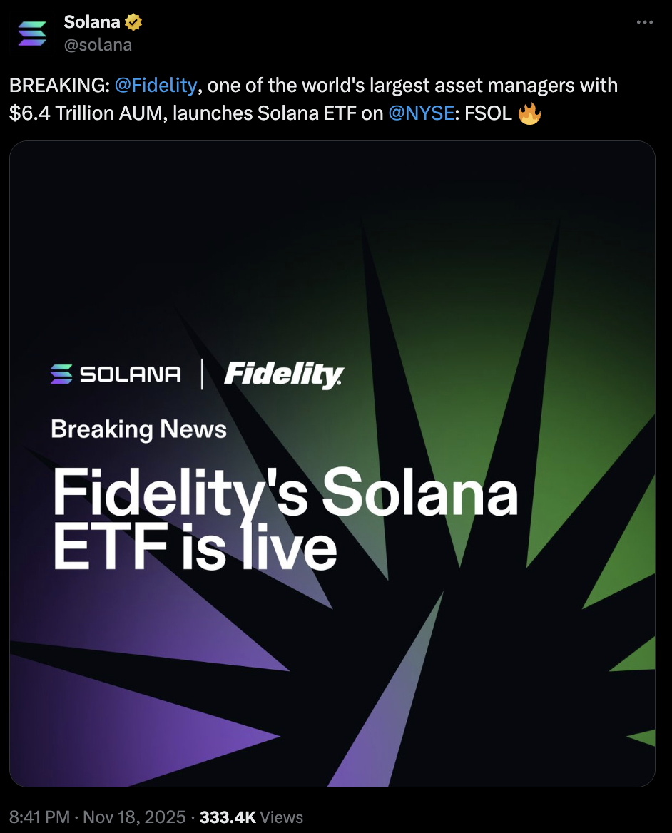 Solana ETF launch
