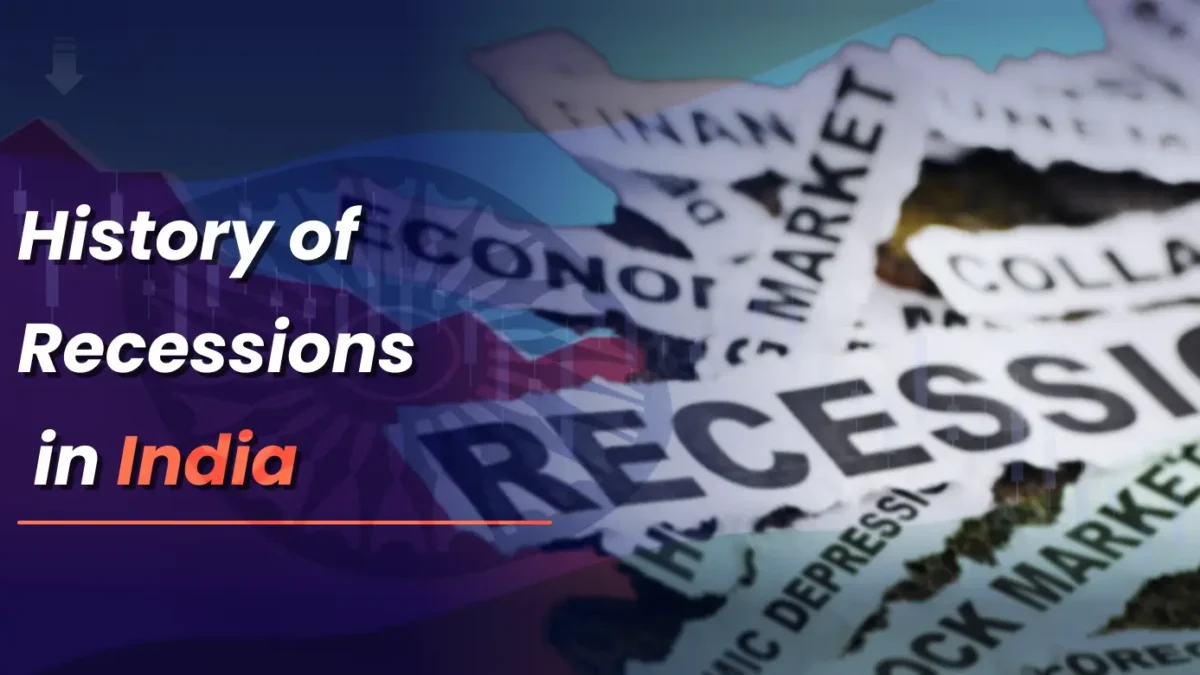History of Recessions in India