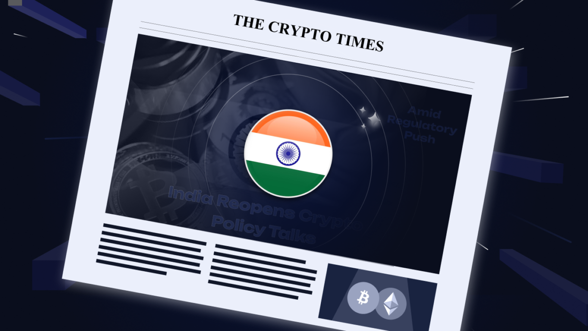 India Reopens Crypto Policy Talks Amid Regulatory Push