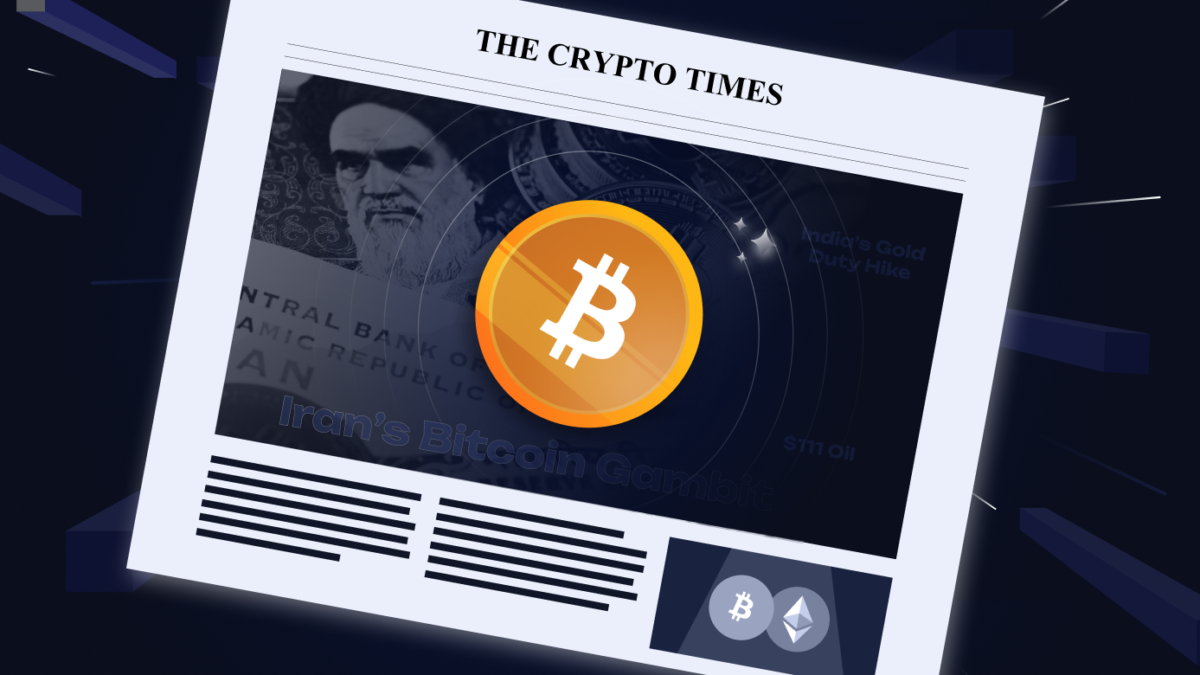 Iran's Bitcoin Move, Gold Duty Hike, and $111 Oil Explained