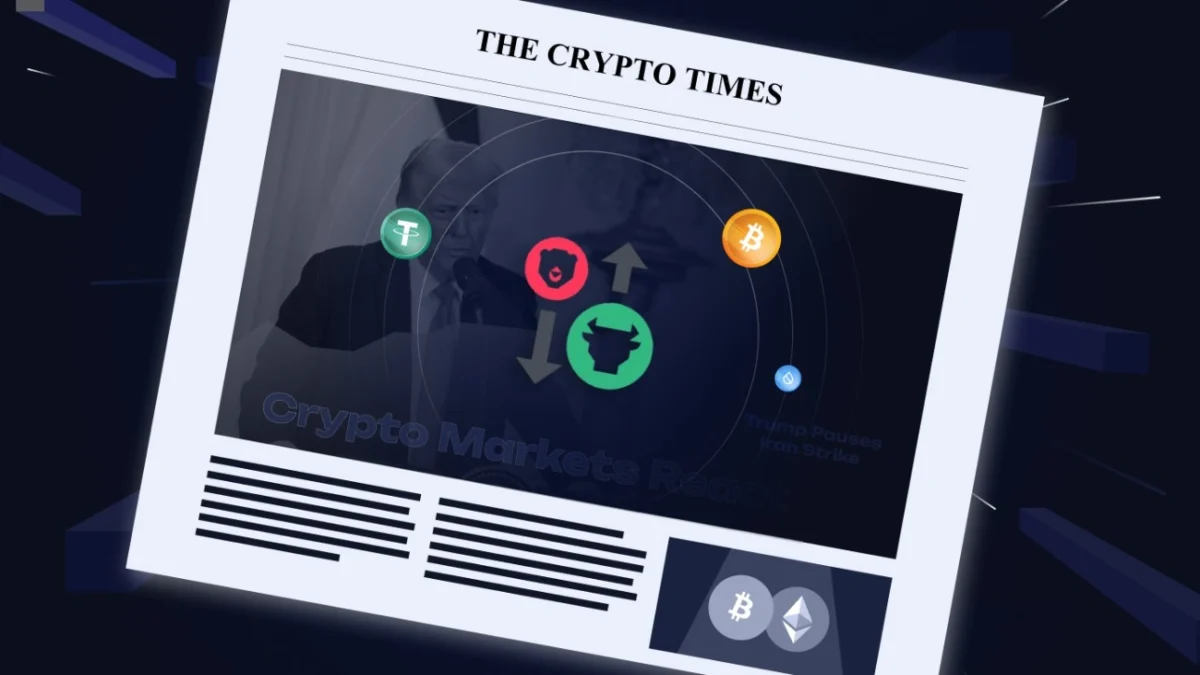Crypto Markets React as Trump Pauses Iran Strike