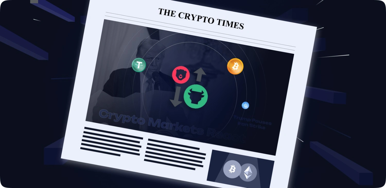Crypto Markets React as Trump Pauses Iran Strike