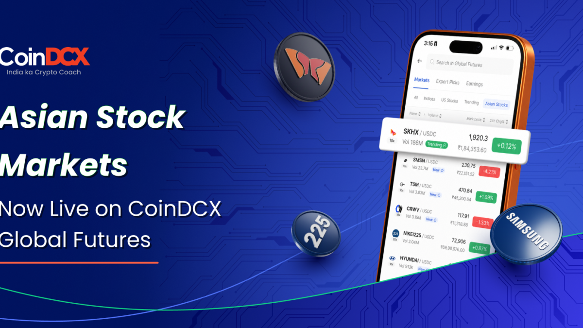 Asian Stock Markets Now Live on CoinDCX Global Futures