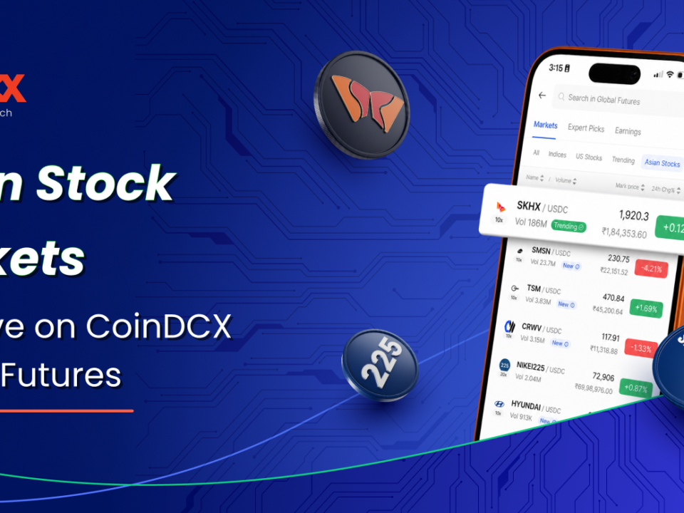 Asian Stock Markets Now Live on CoinDCX Global Futures