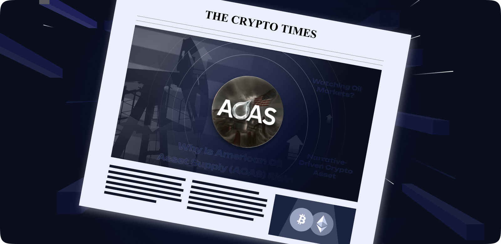 Why Is American Oil Asset Supply (AOAS) Rising Today