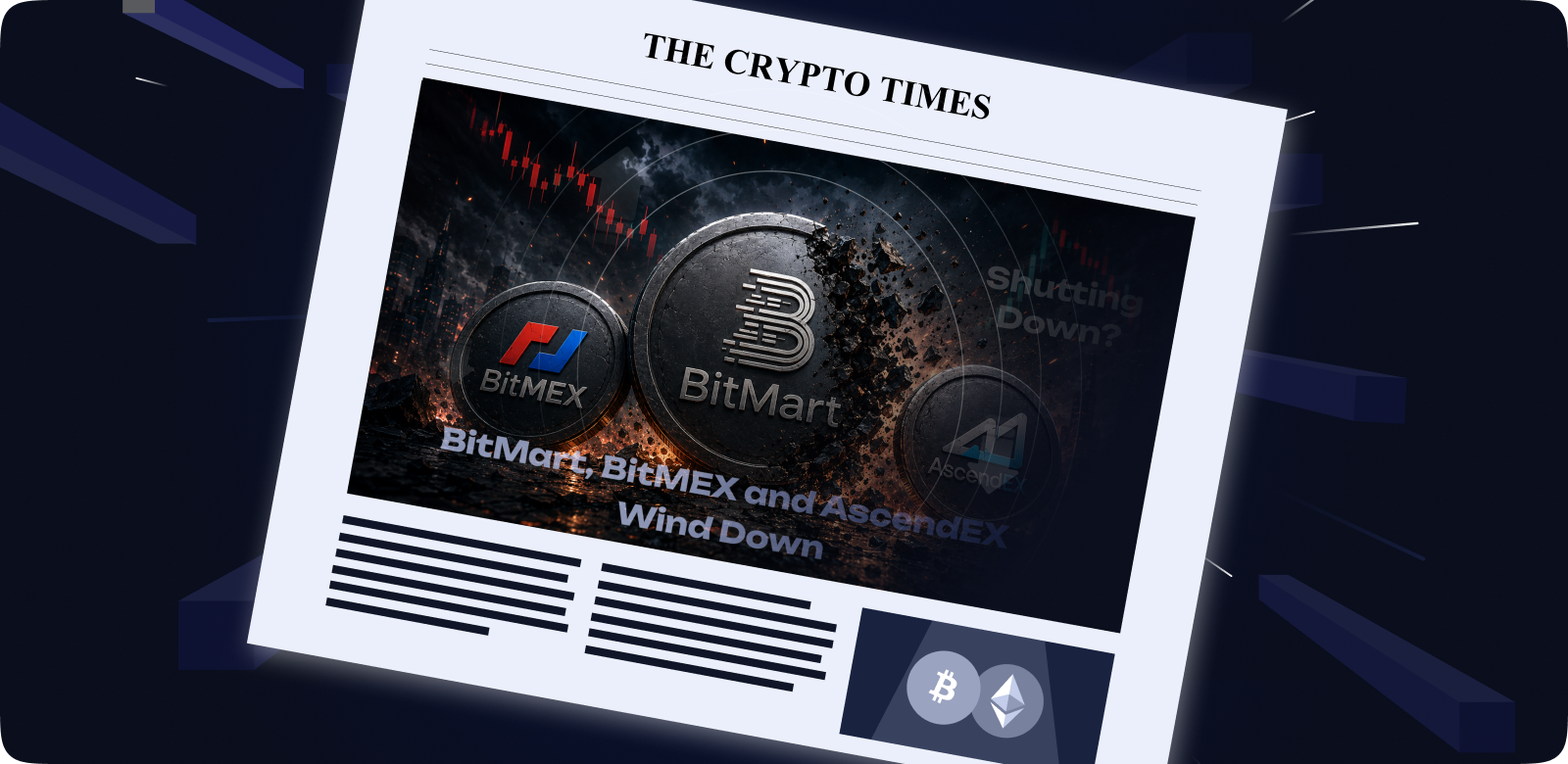 BitMart, BitMEX and AscendEX Wind Down
