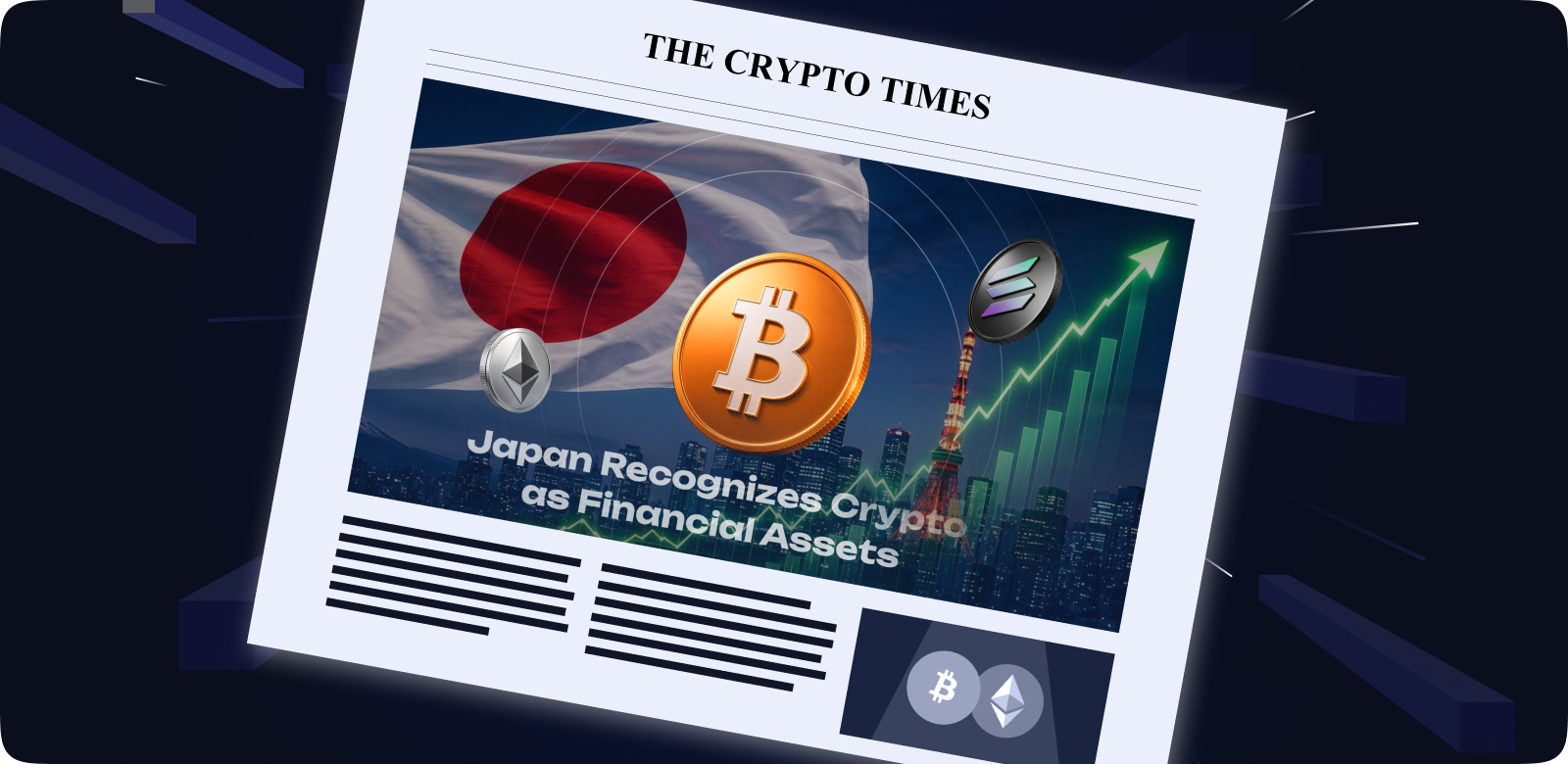 Japan Recognizes Crypto as Financial Assets After Landmark Law