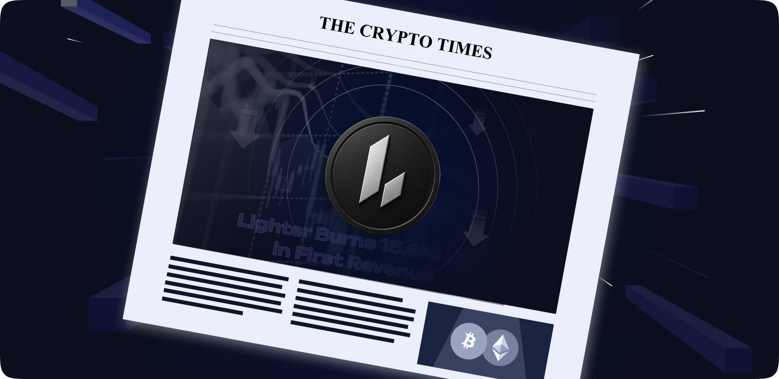 Lighter Burns 15.6M LIT in First Revenue-Funded Token Burn