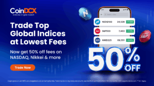 Trade Top Global Indices at Lowest Fees on CoinDCX Global Markets
