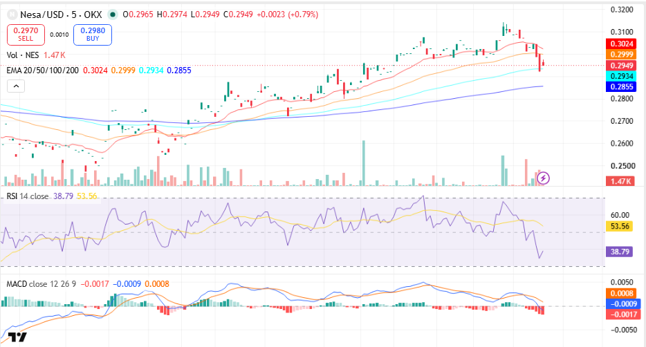 Nesa (NES) Price Prediction