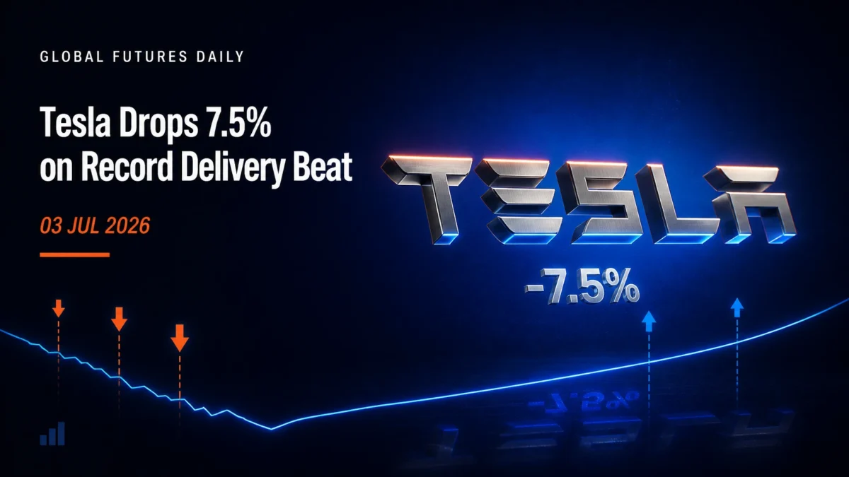 Tesla Drops 7.5% Despite a Record 480K Delivery Beat