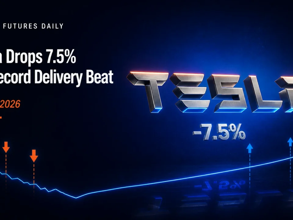 Tesla Drops 7.5% Despite a Record 480K Delivery Beat