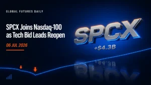 SPCX Joins Nasdaq-100 Tuesday as Tech Bid Leads Reopen