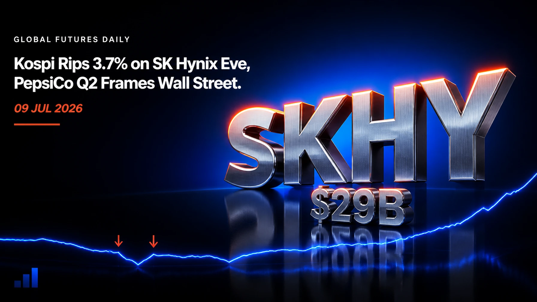 Kospi Rips 3.7% on SK Hynix Eve, PepsiCo Q2 Frames Wall Street
