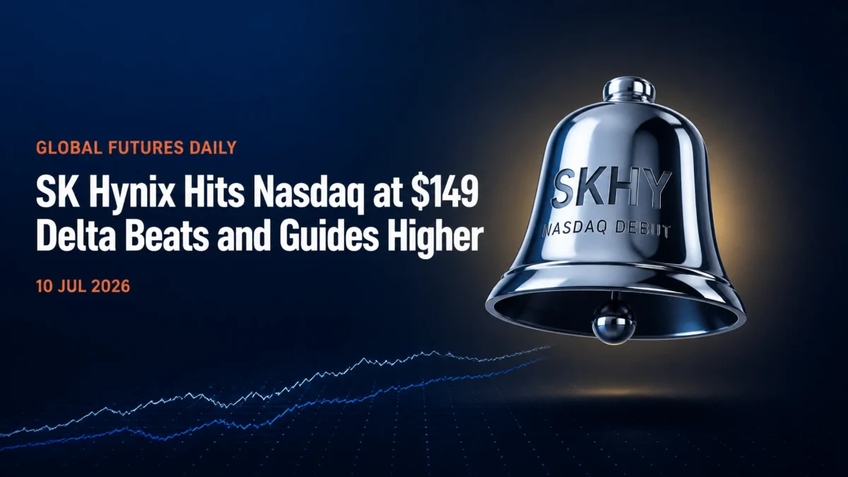 SK Hynix Hits Nasdaq at $149, Delta Beats and Guides Higher