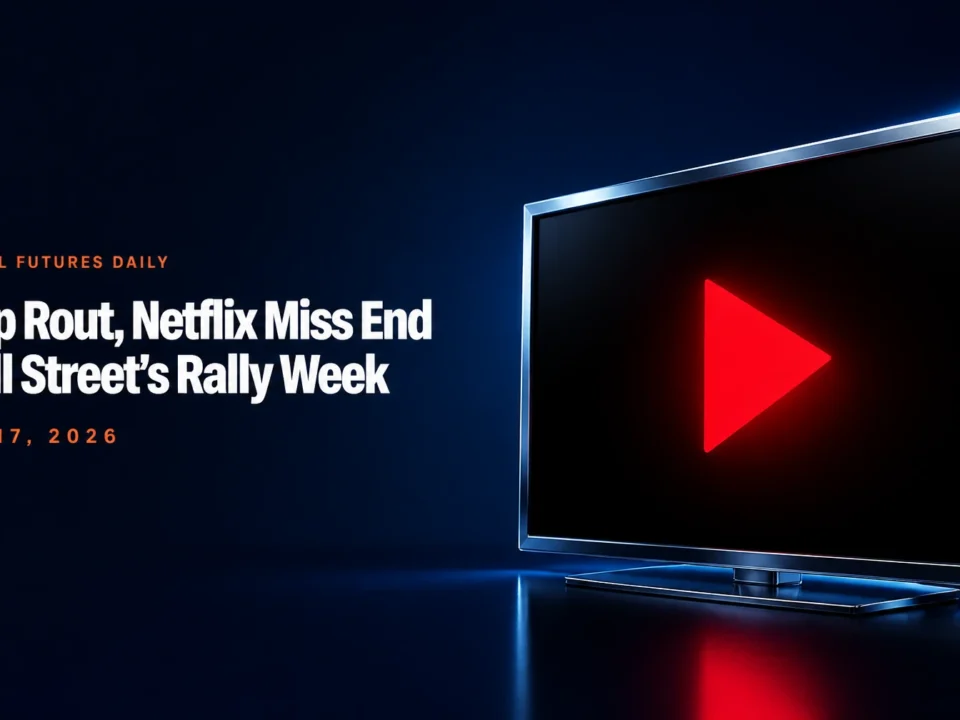 Chip Rout, Netflix Miss End Wall Street's Rally Week