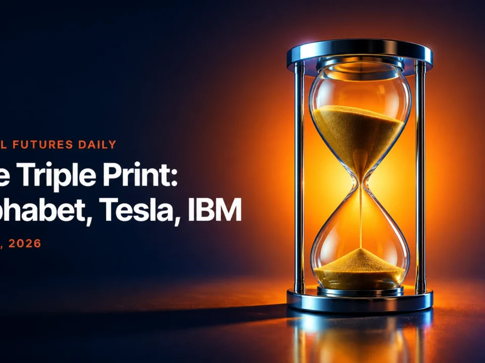 The Triple Print: Alphabet, Tesla, IBM Report Wednesday Night