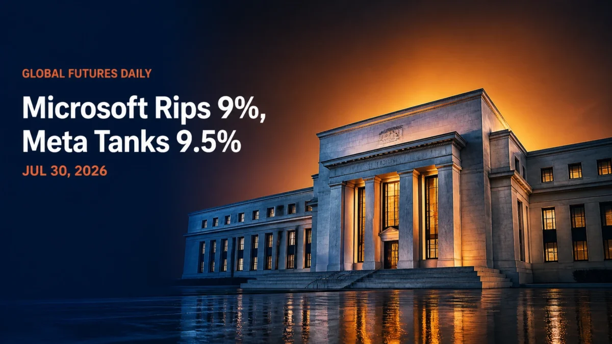 Microsoft Rips 9% as Meta Tanks 9.5% After Hawkish Fed Hold
