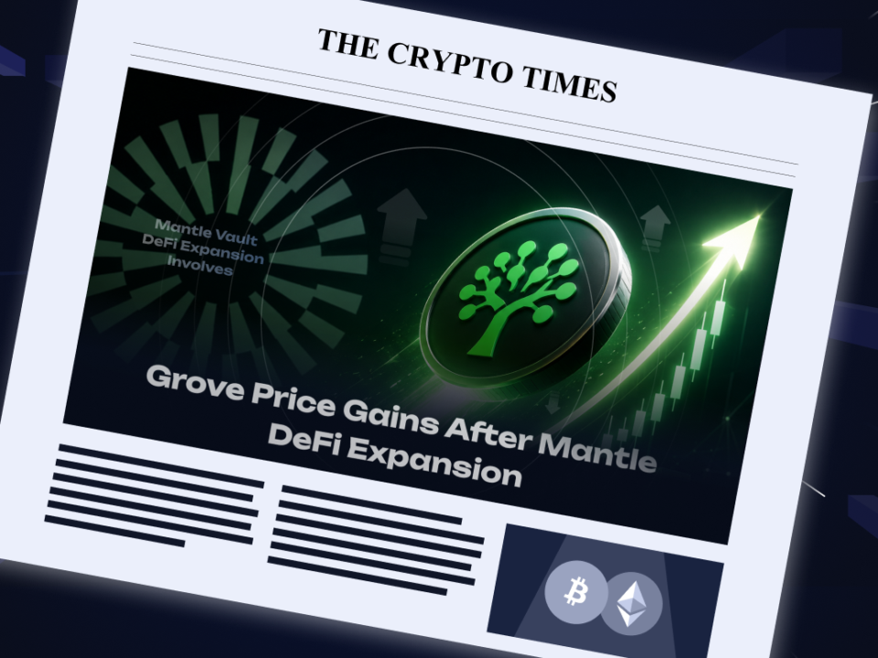 Grove Price Gains After Mantle DeFi Expansion