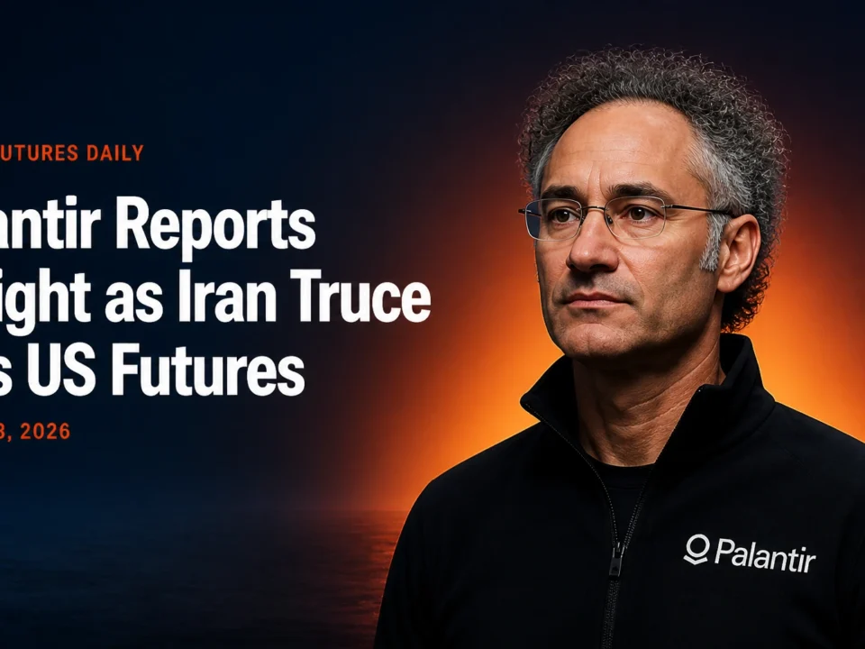 Palantir Reports Tonight as Iran Truce Lifts US Futures