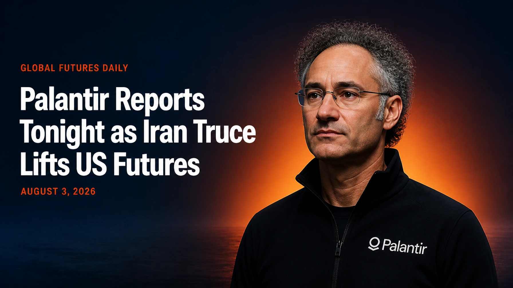 Palantir Reports Tonight as Iran Truce Lifts US Futures