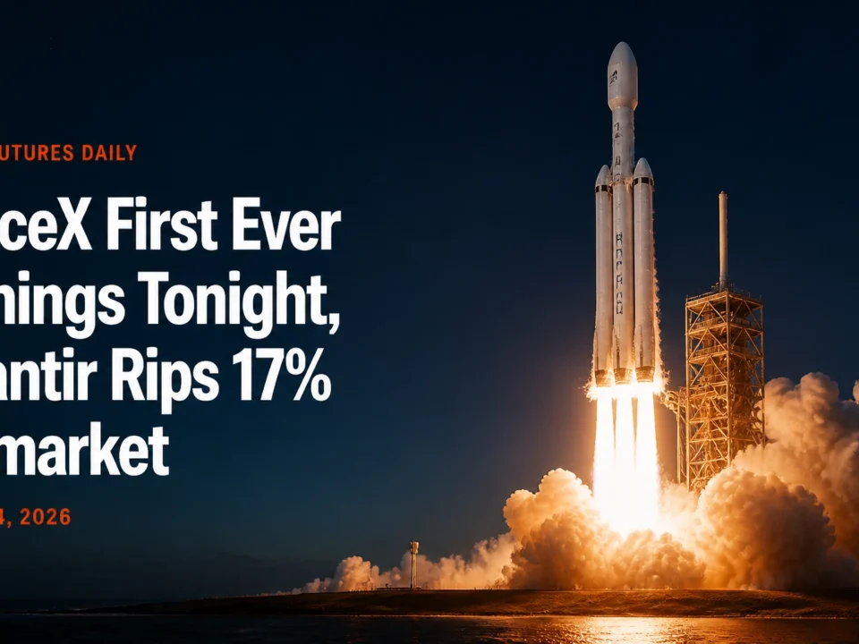 SpaceX First Ever Earnings Tonight, Palantir Rips 17% Premarket