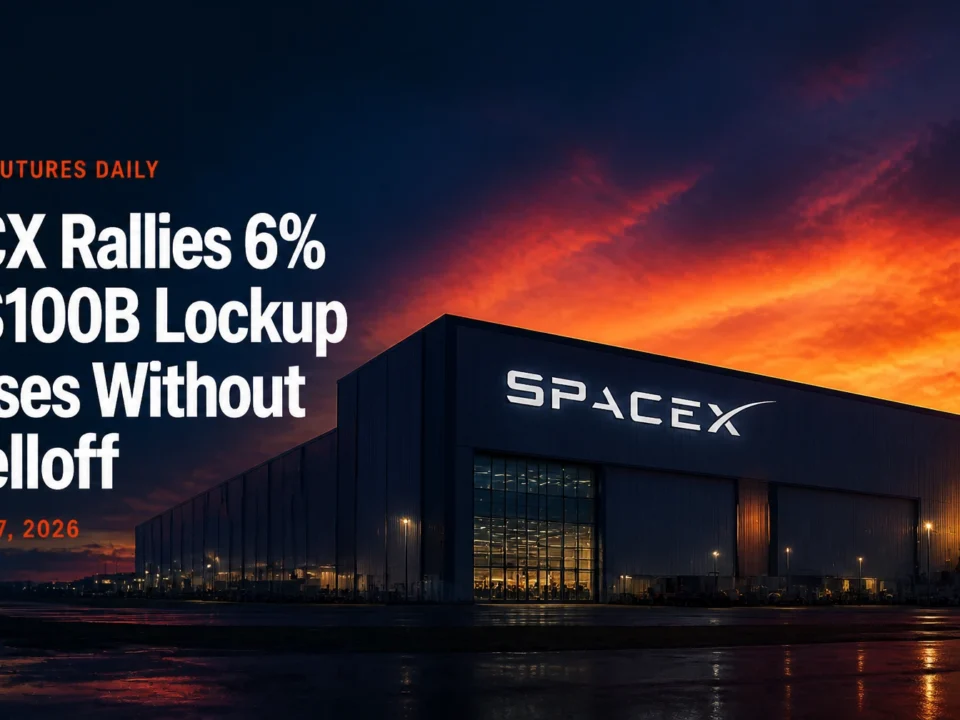SPCX Rallies 6% as $100B Lockup Passes Without a Selloff