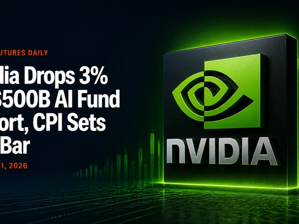 Nvidia Drops 3% on $500B AI Fund Report, CPI Sets Fed Bar