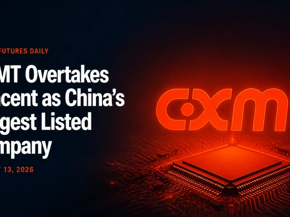 CXMT Overtakes Tencent as China's Biggest Listed Company