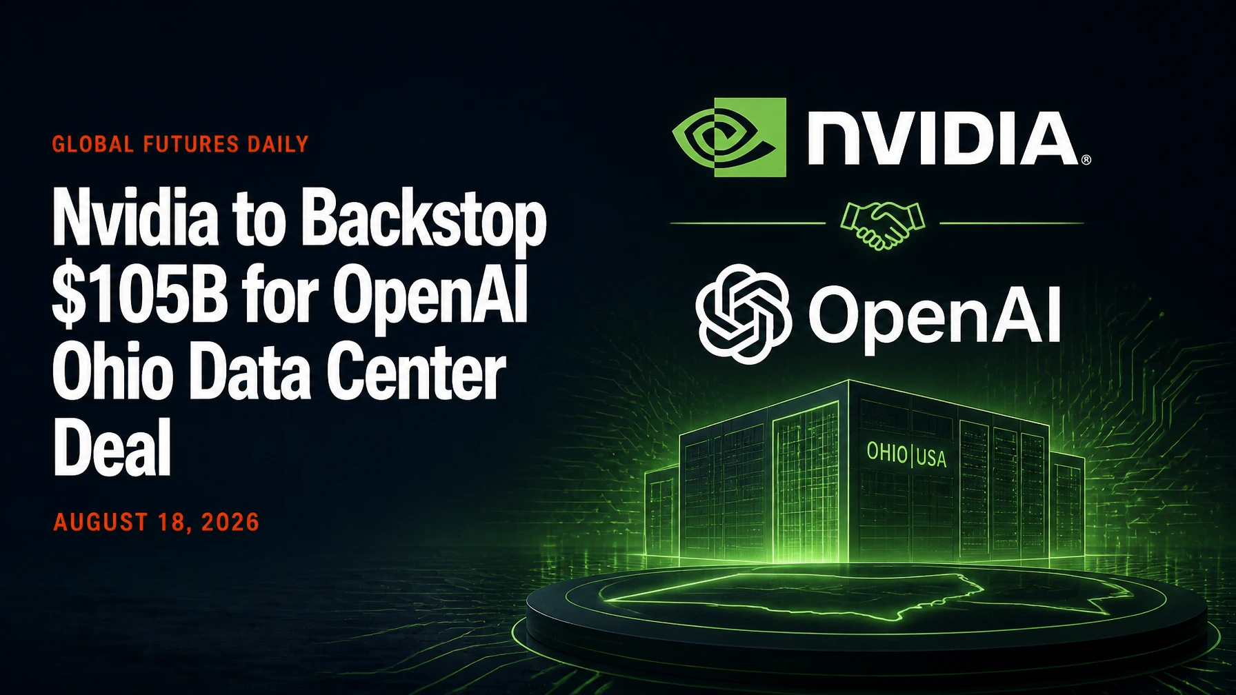 Nvidia to Backstop $105B for OpenAI Ohio Data Center Deal