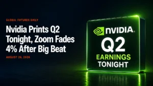 Nvidia Prints Q2 Tonight, Zoom Fades 4% After Big Beat