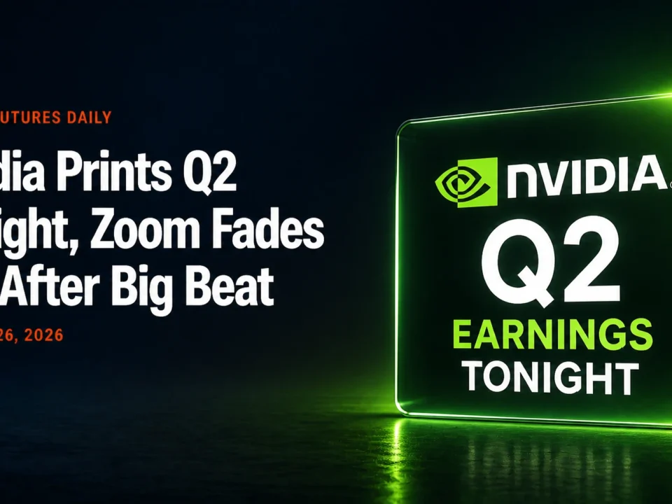 Nvidia Prints Q2 Tonight, Zoom Fades 4% After Big Beat