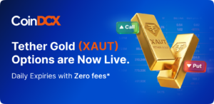 XAUT Options on CoinDCX: Trade Gold with Zero Trading Fees