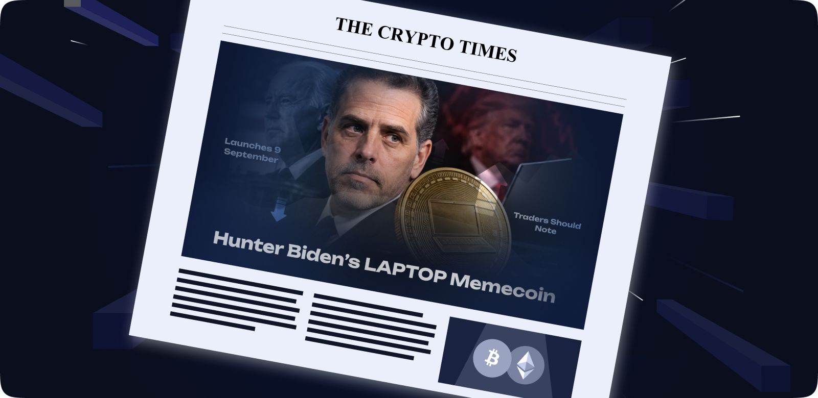 Hunter Biden’s LAPTOP Memecoin Launches 9 September on Base