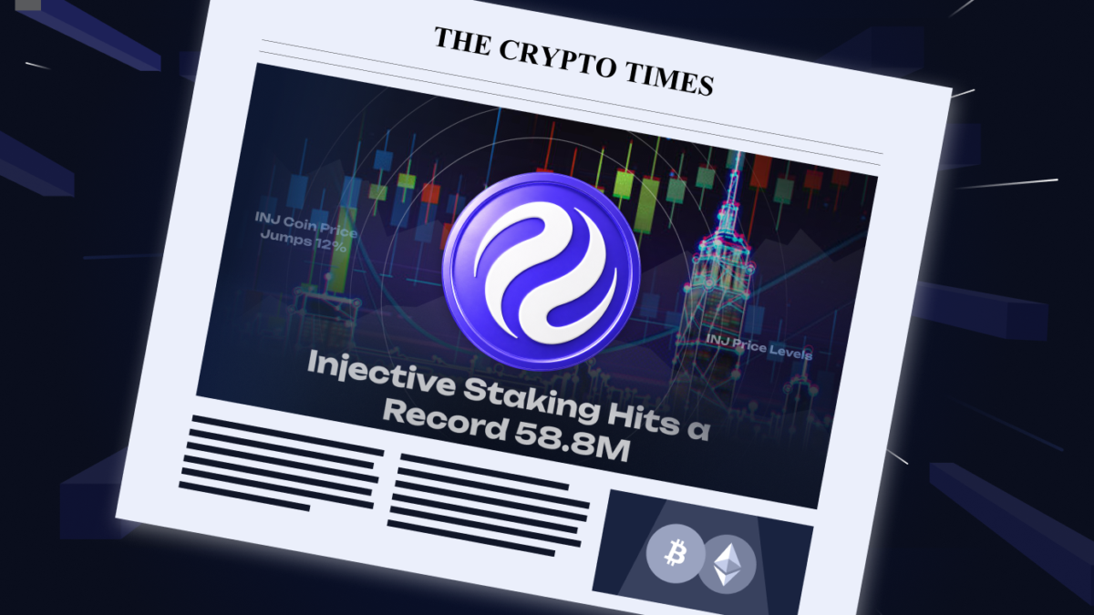 Injective Staking Hits a Record 58.8M as INJ Coin Price Jumps 12%