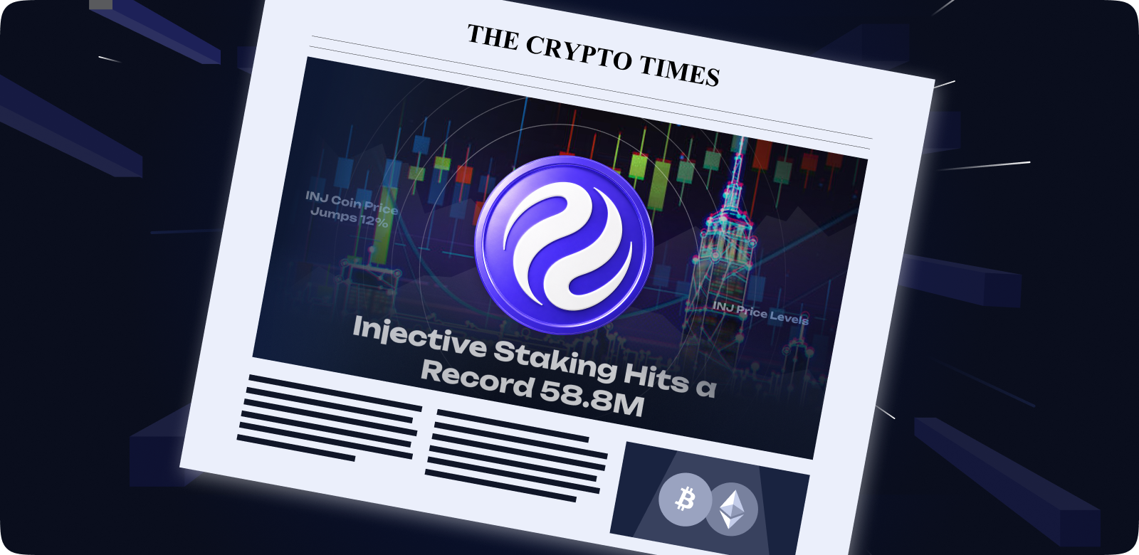 Injective Staking Hits a Record 58.8M as INJ Coin Price Jumps 12%