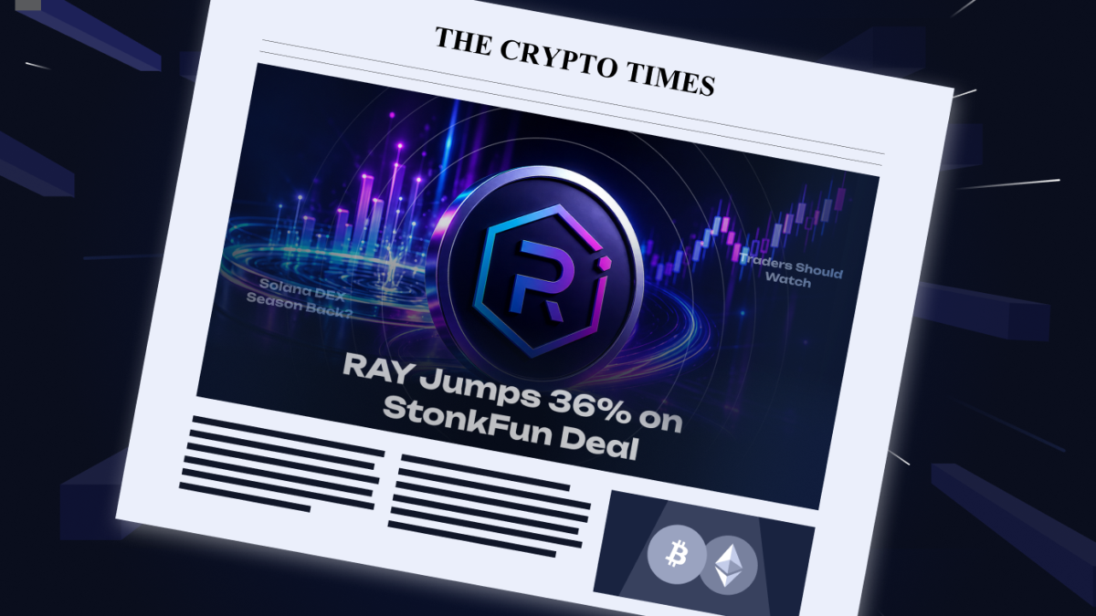 RAY Jumps 36% on StonkFun Deal: Is Solana DEX Season Back?