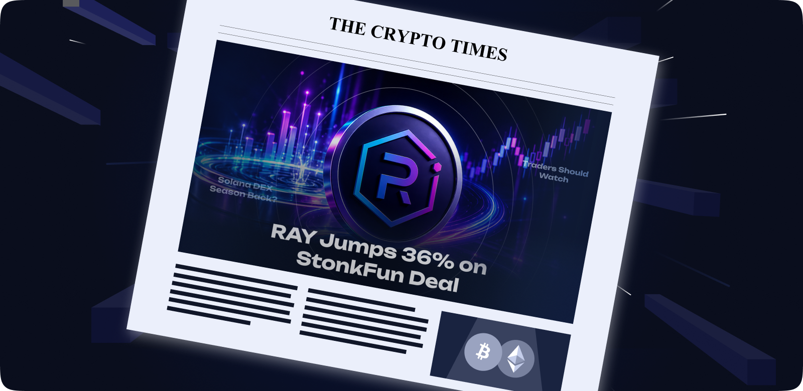 RAY Jumps 36% on StonkFun Deal: Is Solana DEX Season Back?