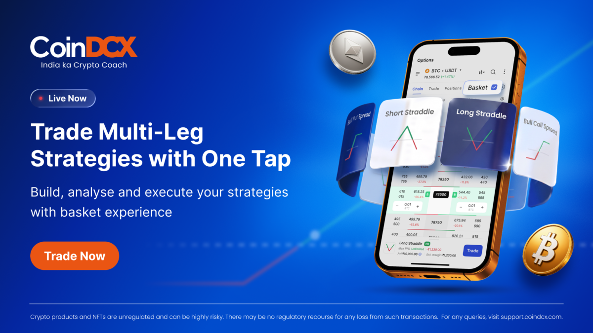 Trade Multi-Leg Strategies in a Single Tap with CoinDCX Options Basket