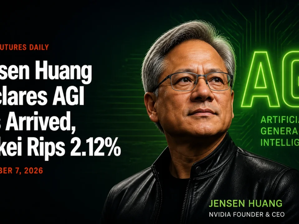 Jensen Huang Declares AGI Has Arrived, Nikkei Rips 2.12%