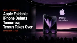 Apple Foldable iPhone Debuts Tomorrow, Ternus Takes Over