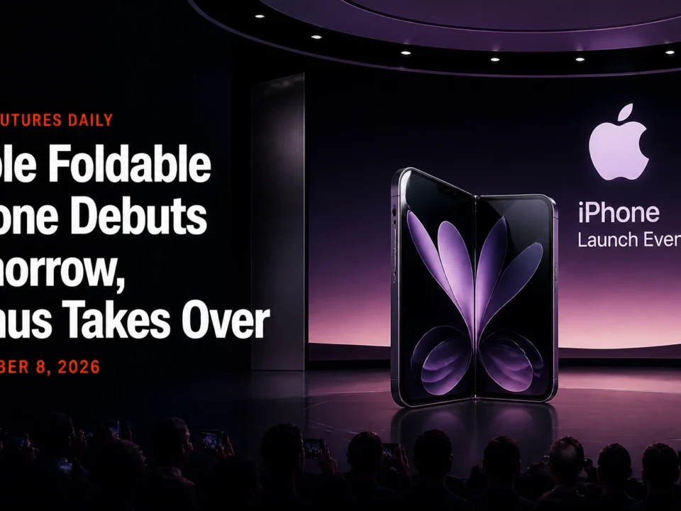 Apple Foldable iPhone Debuts Tomorrow, Ternus Takes Over