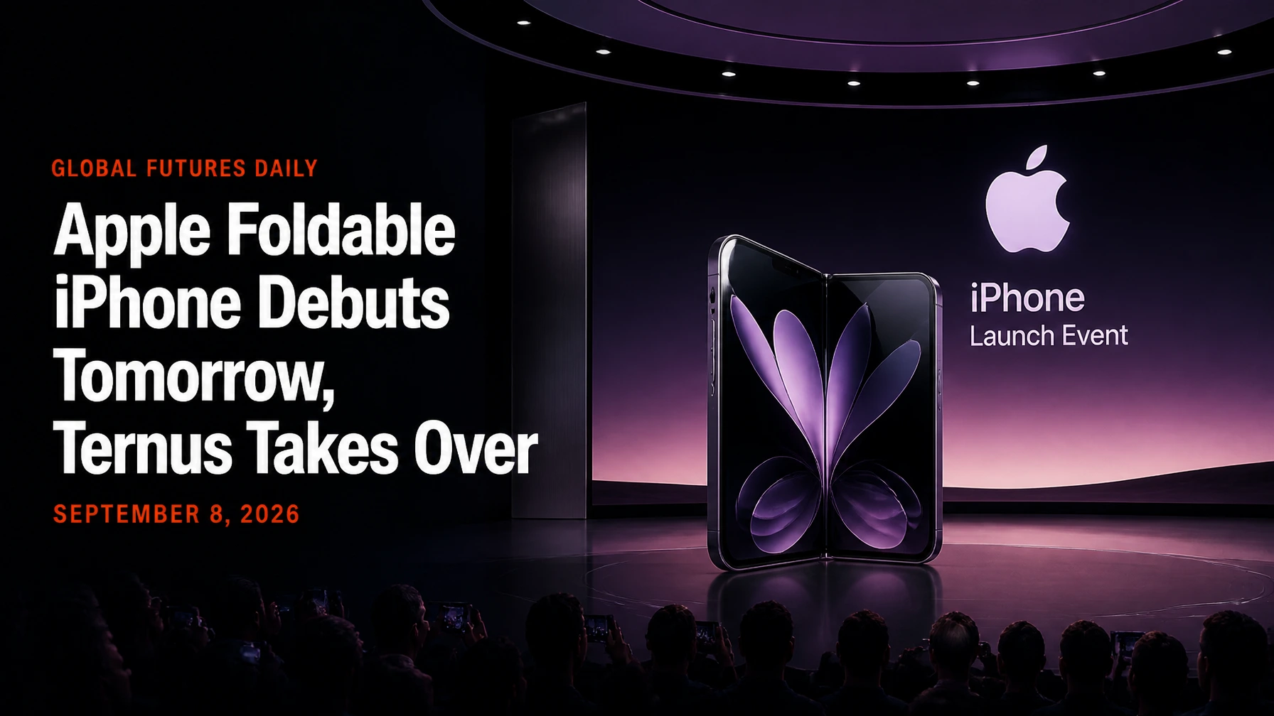 Apple Foldable iPhone Debuts Tomorrow, Ternus Takes Over