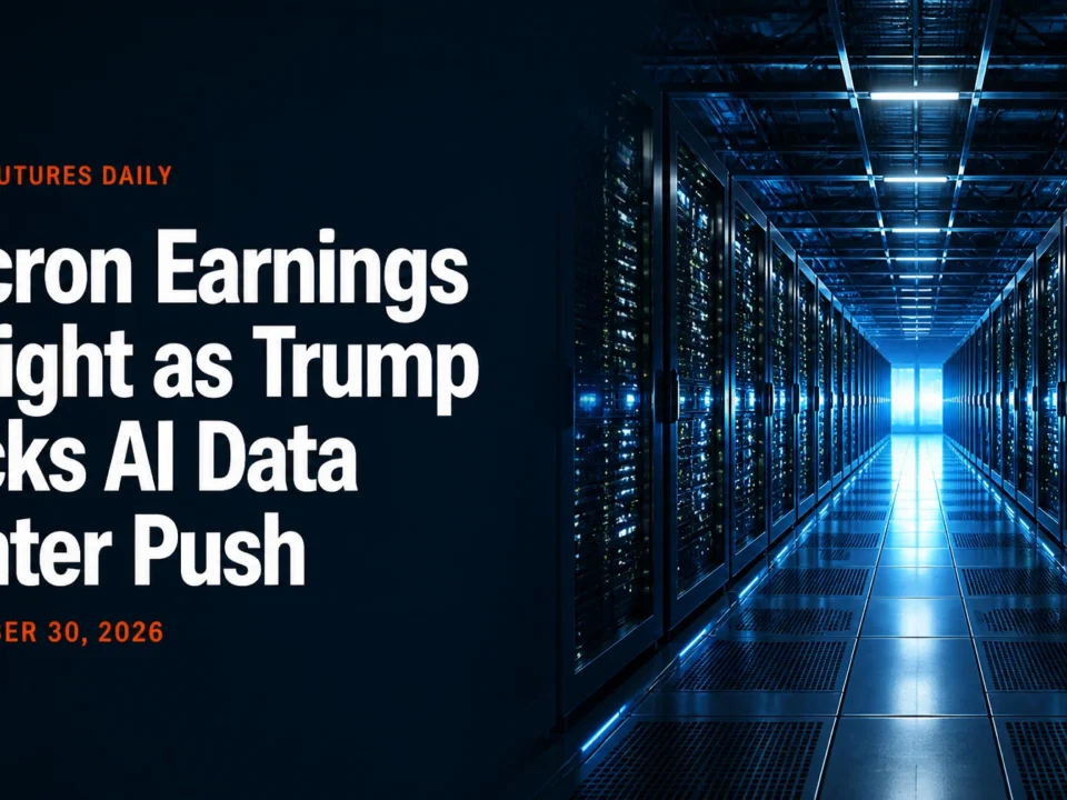 Micron Earnings Tonight as Trump Backs AI Data Center Push