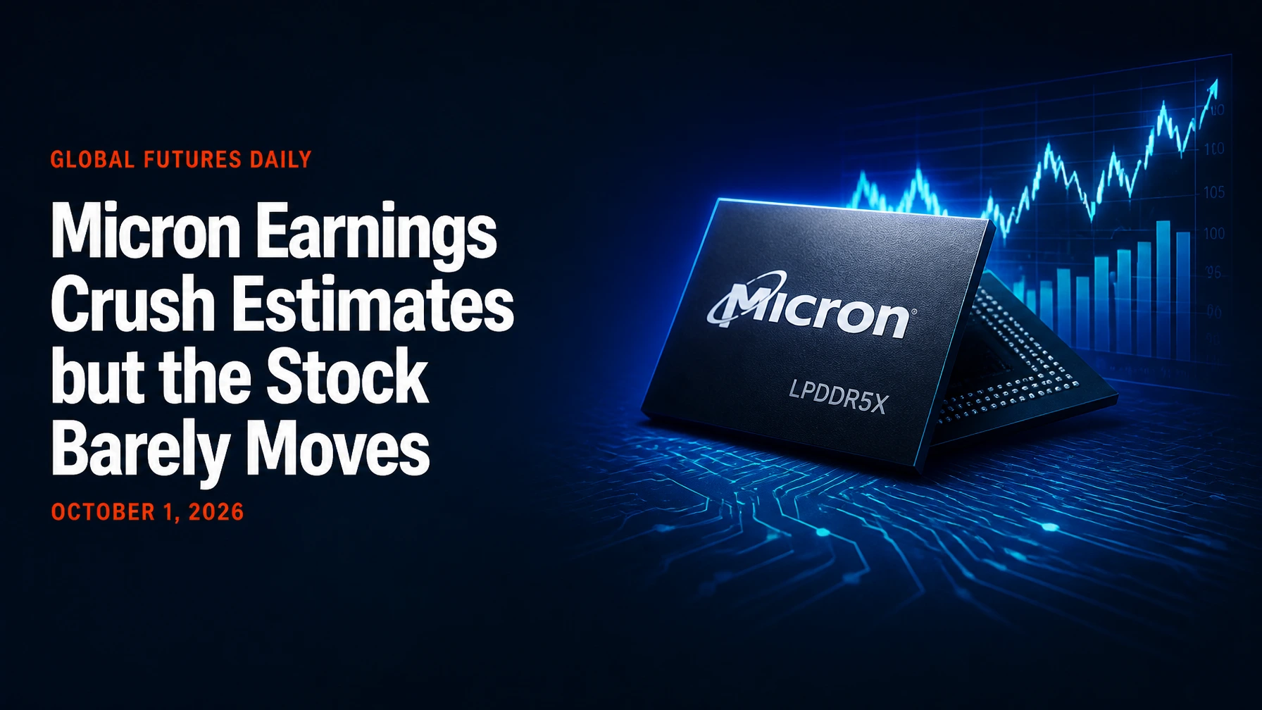 Micron Earnings Crush Estimates but the Stock Barely Moves