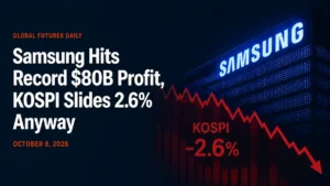 Samsung Hits Record $80B Profit, KOSPI Slides 2.6% Anyway