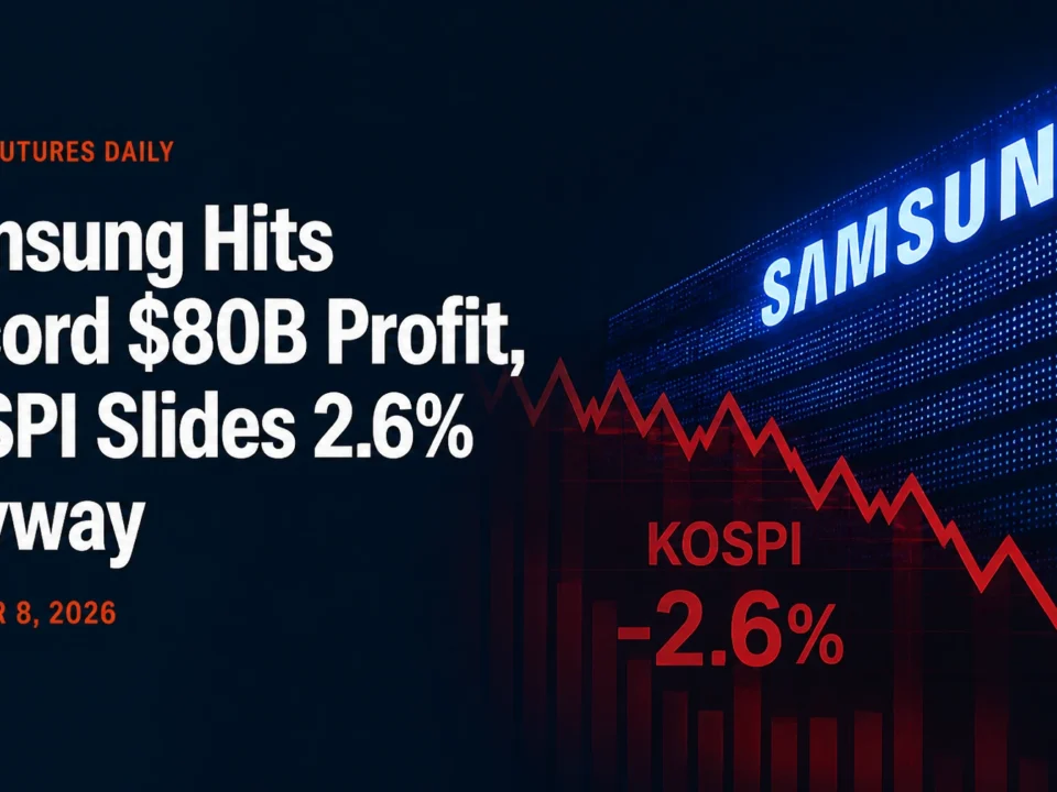 Samsung Hits Record $80B Profit, KOSPI Slides 2.6% Anyway