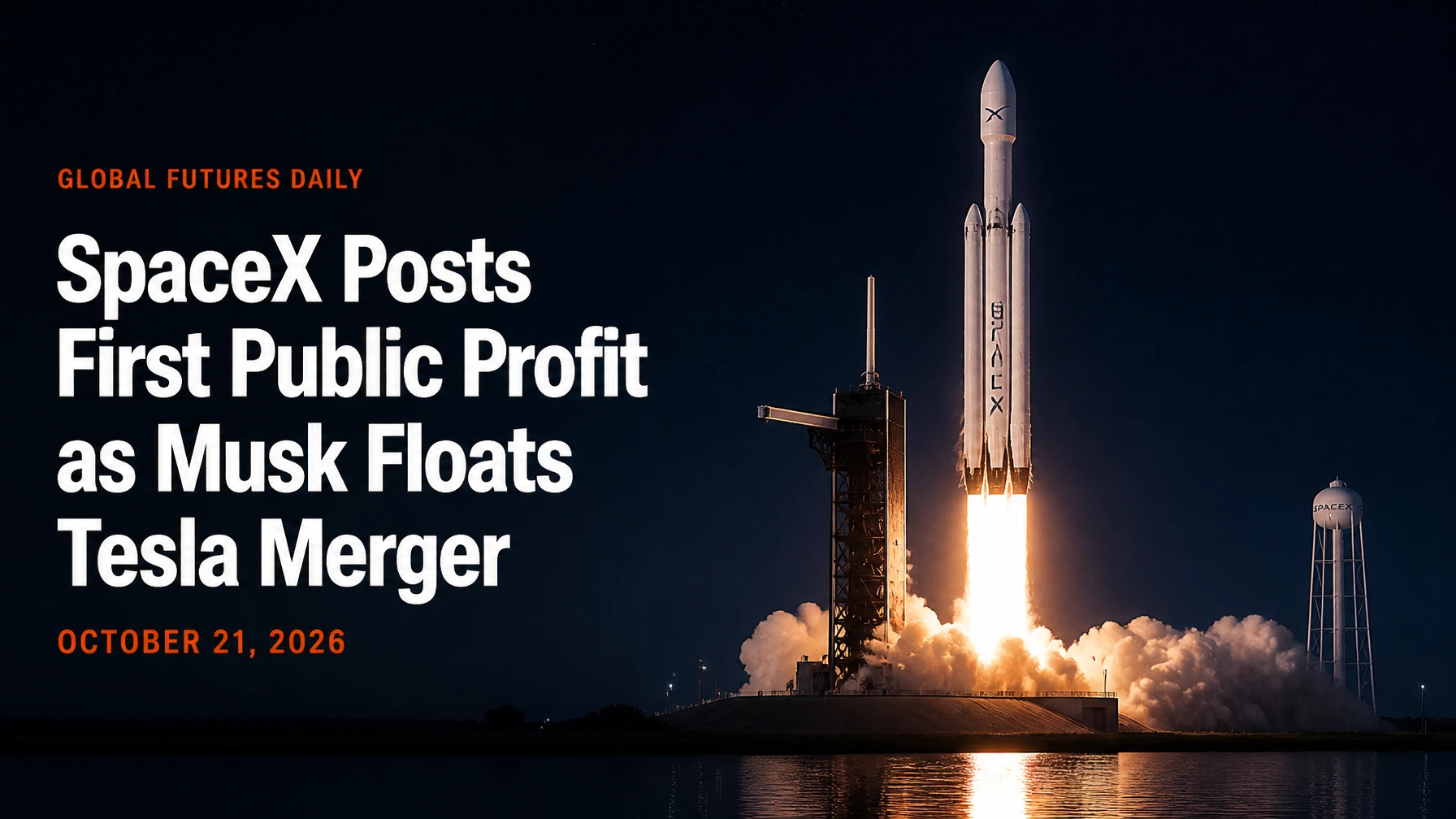 SpaceX Posts First Public Profit as Musk Floats Tesla Merger