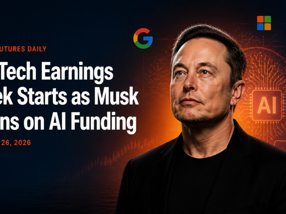 Big Tech Earnings Week Starts as Musk Warns on AI Funding